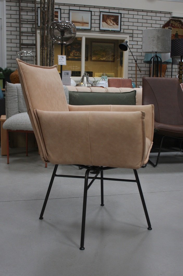 Eetkamerstoel Sanne Jess Design Swivel (Bonaza Naturel) - Afbeelding 3