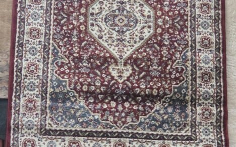 Vloerkleed Perzisch rood / blauw 140x200