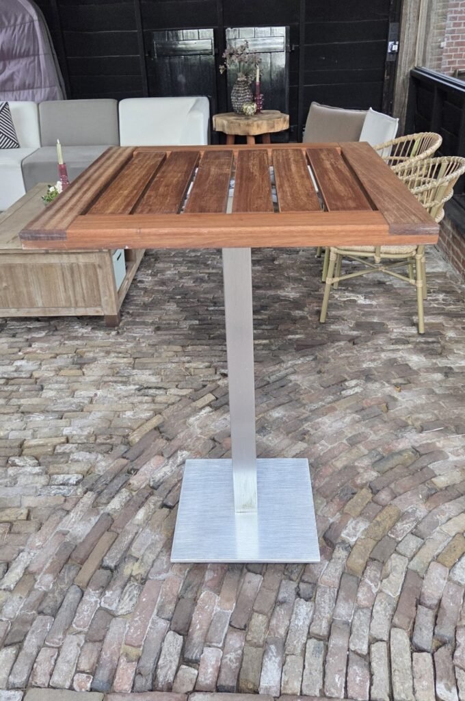 Bartafel hardhout 80x80