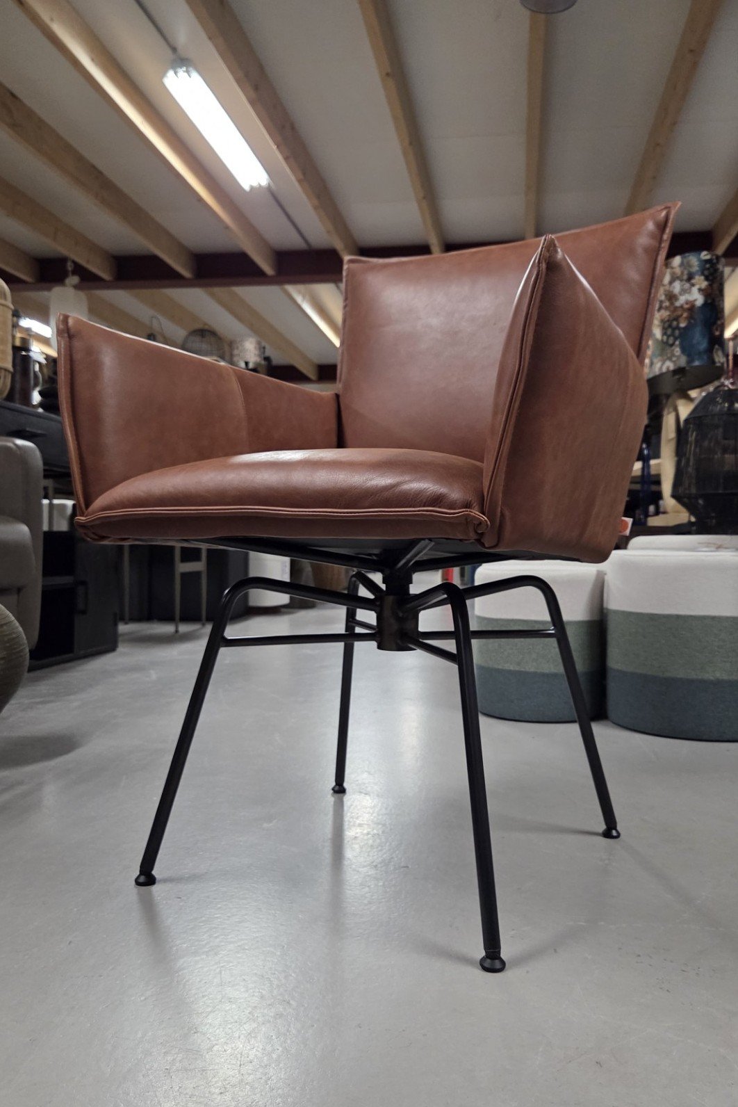 Eetkamerstoel Sanne Jess Design spinback (Bonanza British Tan) - Afbeelding 3
