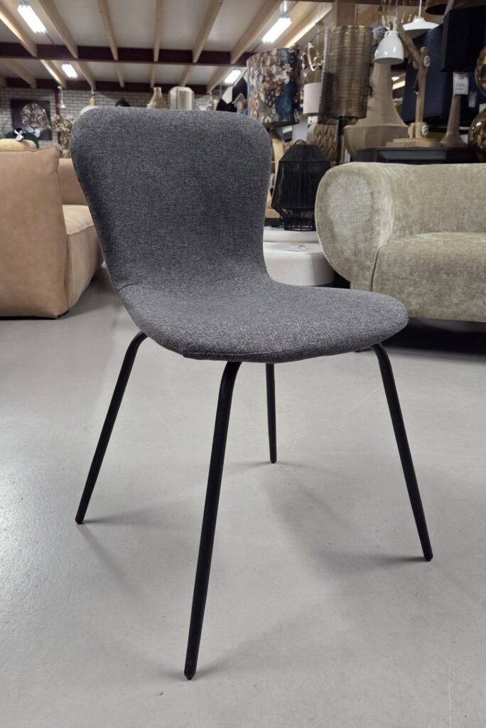 Eetkamerstoel Fenna antraciet Light & Living
